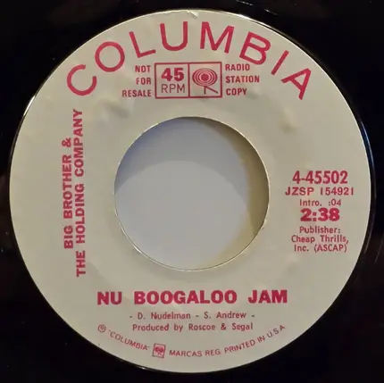 Big Brother & The Holding Company - Nu Boogaloo Jam