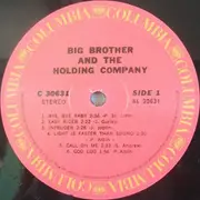 LP - Big Brother & The Holding Company - Big Brother & The Holding Company Featuring Janis Joplin - 180gr. Audiophile Vinyl / Mono