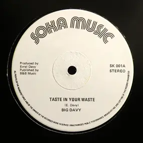 Big Davy - Taste In Your Waste