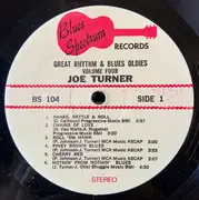 LP - Big Joe Turner - Great Rhythm & Blues Oldies Volume 4 - Joe Turner