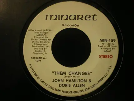 Big John Hamilton & Doris Allen - Them Changes