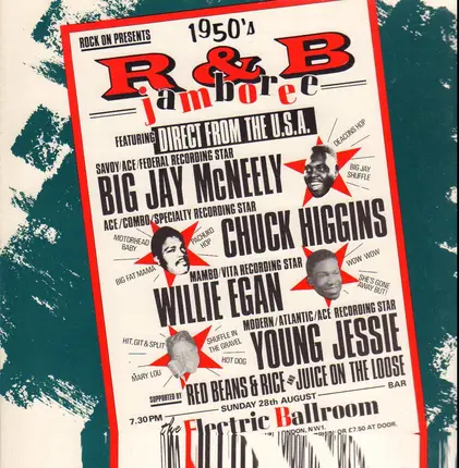 Big Jay McNeely, Chuck Higgins, Willie Egan... - 1950's R&B Jamboree