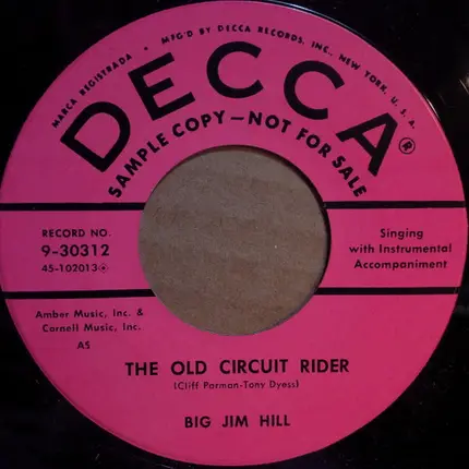 Big Jim Hill - I've Had The Blues Too Long