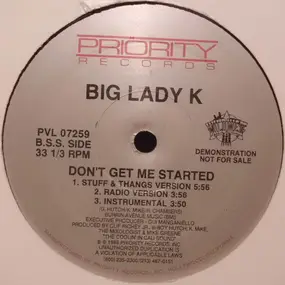 Big Lady K - On A Mission / Don't Get Me Started