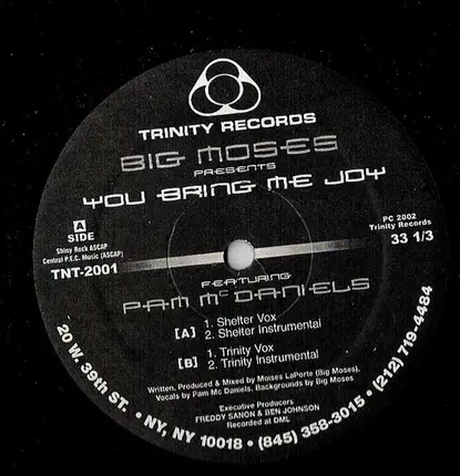Big Moses - You Bring Me Joy