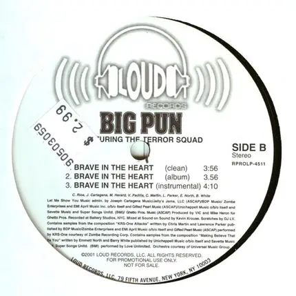 Big Punisher - Mamma / Brave In The Heart