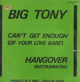 Big Tony - Can't Get Enough (Of Your Love Babe)