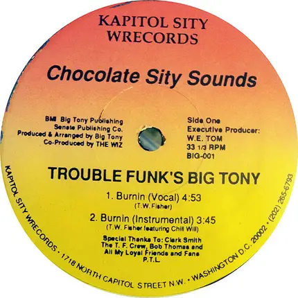 Big Tony / J. Crews - Chocolate Sity Sounds