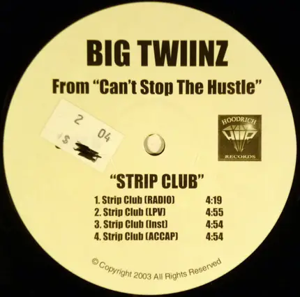 Big Twiinz - Naw Naw Naw / Strip Club