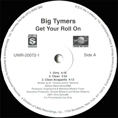 Big Tymers - Get Your Roll On