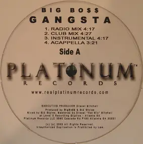 Big Boss - Gangsta / Throwback