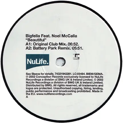 Bigfella Feat. Noel McCalla - Beautiful
