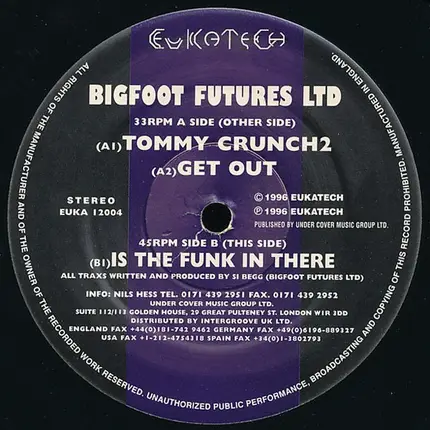 Bigfoot Futures Ltd - Tommy Crunch 2