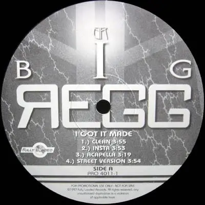 Big Regg - I Got It Made / Check Nutz