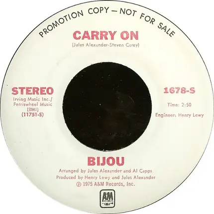 Bijou - Carry On