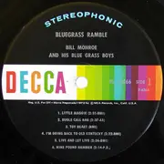LP - Bill Monroe & His Blue Grass Boys - Bluegrass Ramble