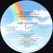 LP - Bill Monroe & His Blue Grass Boys - Southern Flavor