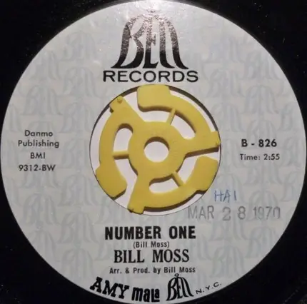 Bill Moss - Number One / Number One