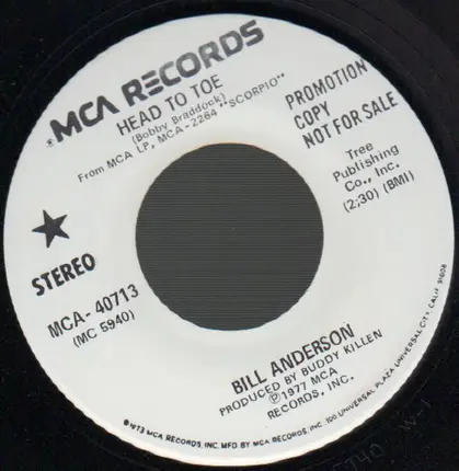 Bill Anderson - Head To Toe