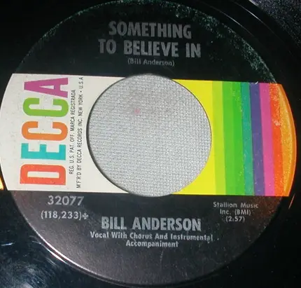 Bill Anderson - Get While the Gettin's Good