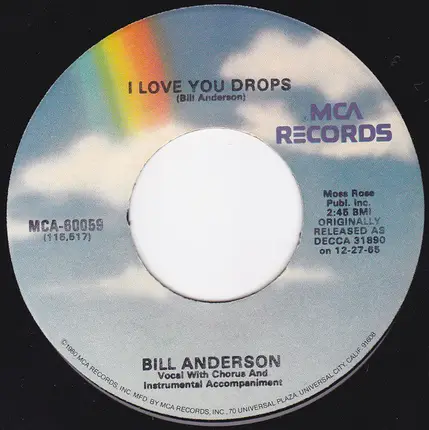 Bill Anderson - I Love You Drops