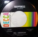 7inch Vinyl Single - Bill Anderson - Stranger On The Run / Happiness