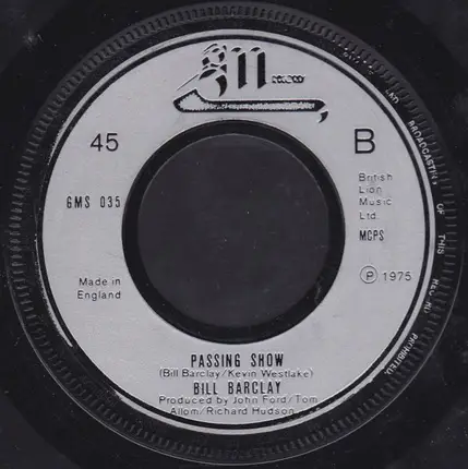 Bill Barclay - I Ain't Gonna Drink Anymore