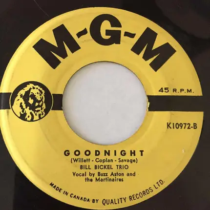 Bill Bickel Trio - Strange Little Girl