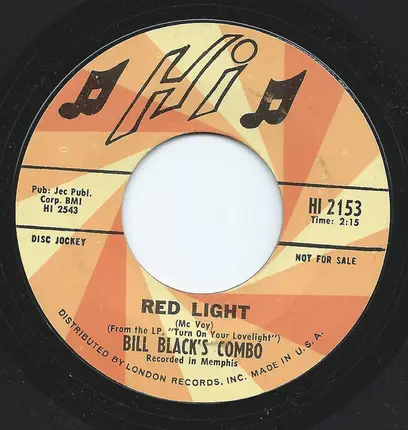 Bill Black's Combo - Bright Lights, Big City