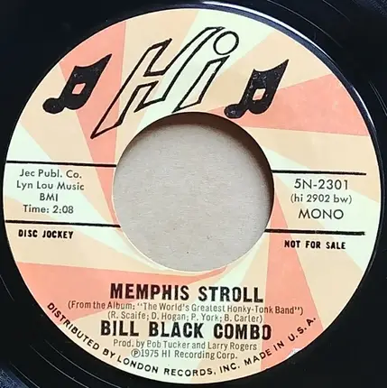 Bill Black's Combo - Fire On The Bayou