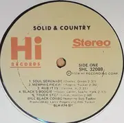 LP - Bill Black's Combo Featuring Bob Tucker - Solid & Country