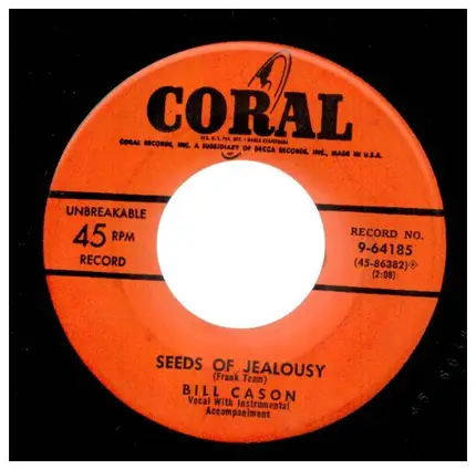 Bill Cason - Sidetracked / Seeds Of Jealousy