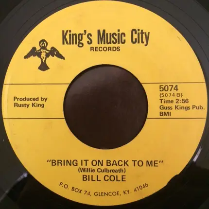 Bill Cole - Teach Me How To Bump