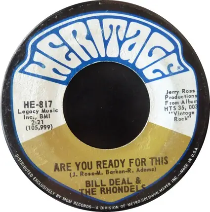 Bill Deal & the Rondells - What Kind Of Fool Do You Think I Am
