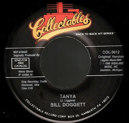 Bill Doggett - Honky Tonk / Tanya