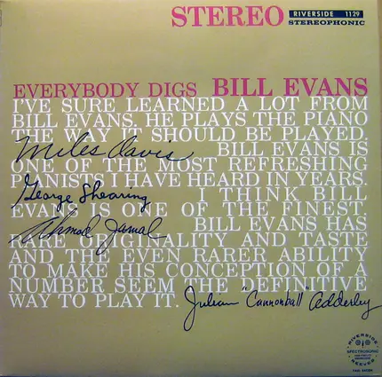 Bill Evans Trio - Everybody Digs Bill Evans
