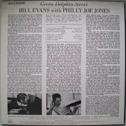 LP - Bill Evans With 'Philly' Joe Jones - Green Dolphin Street - Mono / Insert