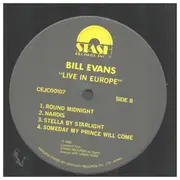 LP - Bill Evans - Live In Europe