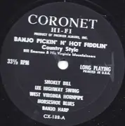LP - Bill Emerson & His Virginia Mountaineers - Banjo Pickin' N' Hot Fiddlin' Country Style - Mono