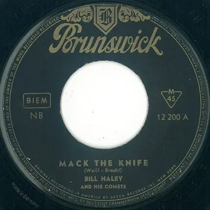 Bill Haley And His Comets - Mack The Knife