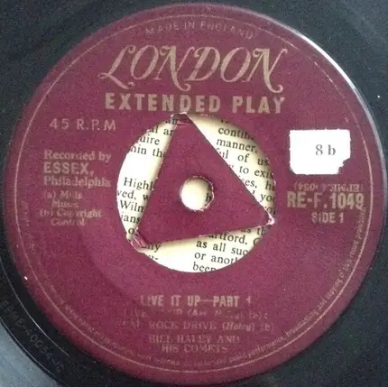 Bill Haley And His Comets - Live It Up! Part 1