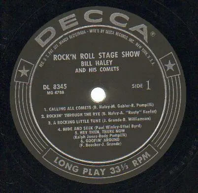 Bill Haley And His Comets - Rock 'N Roll Stage Show