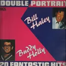 LP - Bill Haley / Buddy Holly - Double Portrait - 20 Fantastic Hits