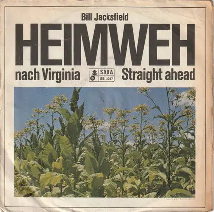 Bill Jacksfield - Heimweh Nach Virginia