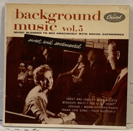 Bill Loose And His Orchestra - Background Music - Sweet And Sentimental