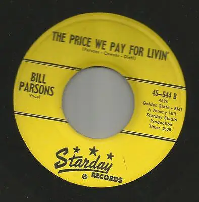 Bill Parsons - A-Waitin / The Price We Pay For Livin'