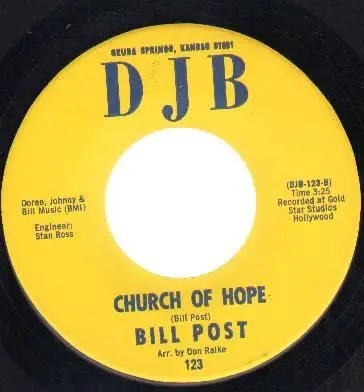 Bill Post - God Is Everywhere / Church Of Hope