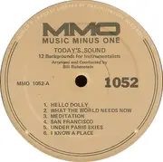LP - Bill Rubenstein - Today's Sounds: 12 Backgrounds For Instrumentalists - Sheet music booklet