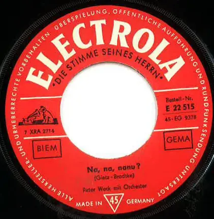 Bill Ramsey , Peter Weck - Na Na, Nanu?