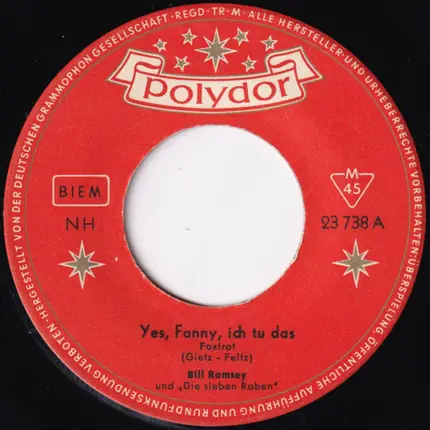 Bill Ramsey Und Die Sieben Raben - Yes, Fanny, Ich Tu Das